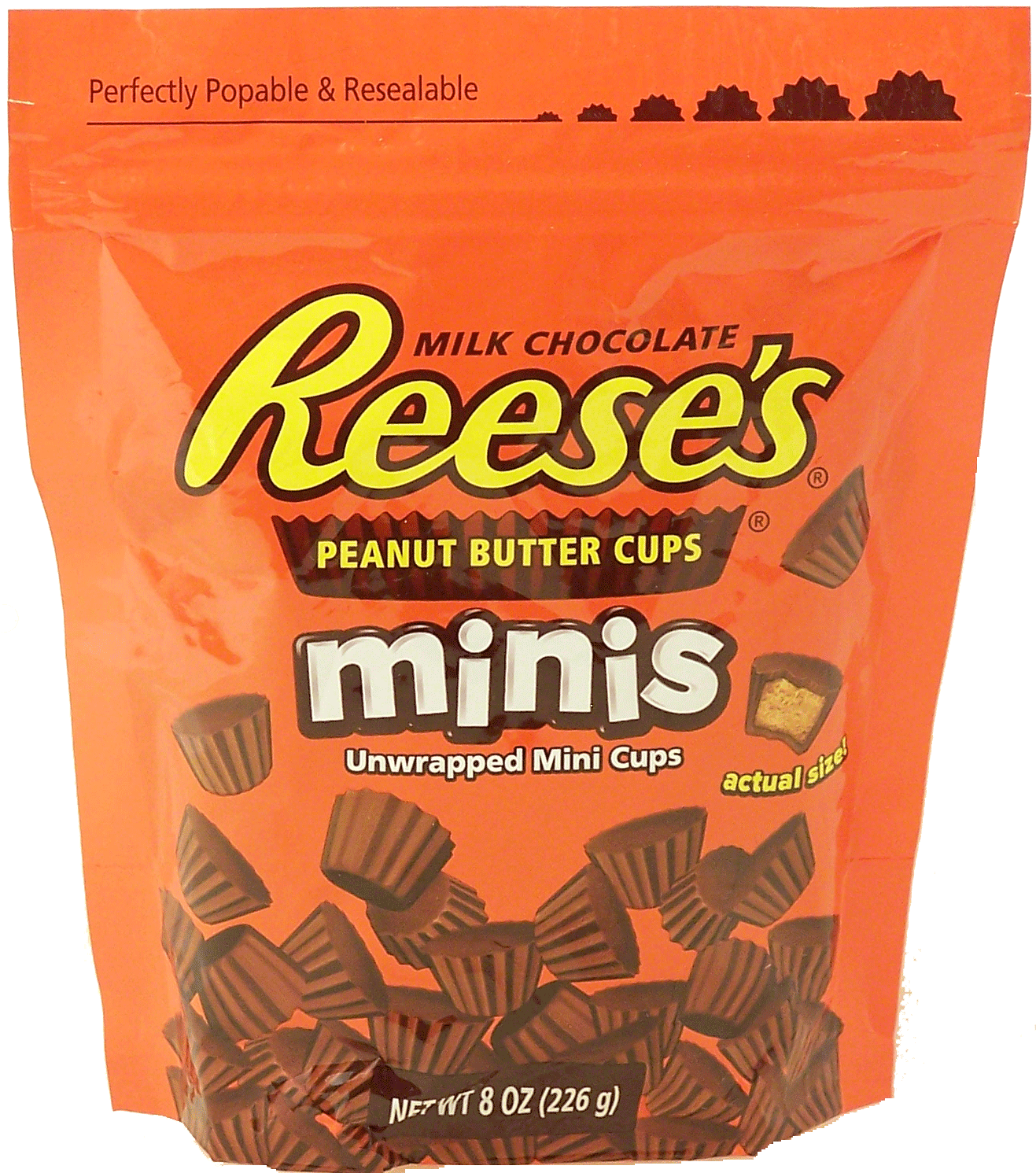 Reese's minis peanut butter cups, unwrapped Full-Size Picture